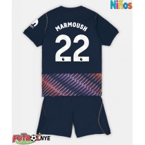 Camiseta Tottenham Hotspur Omar Marmoush #22 Visitante Equipación para niños 2026-27 manga corta (+ pantalones cortos)